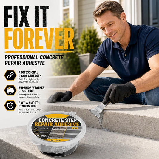 Purpose-Built Concrete Step Repair Adhesive for Everyday Use