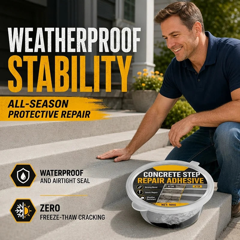Purpose-Built Concrete Step Repair Adhesive for Everyday Use