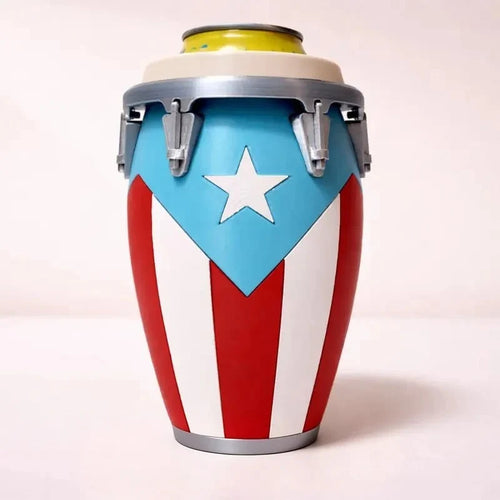 Vehicle-Ready Conga-Style Can Holder – Celebrate Caribbean Pride, One