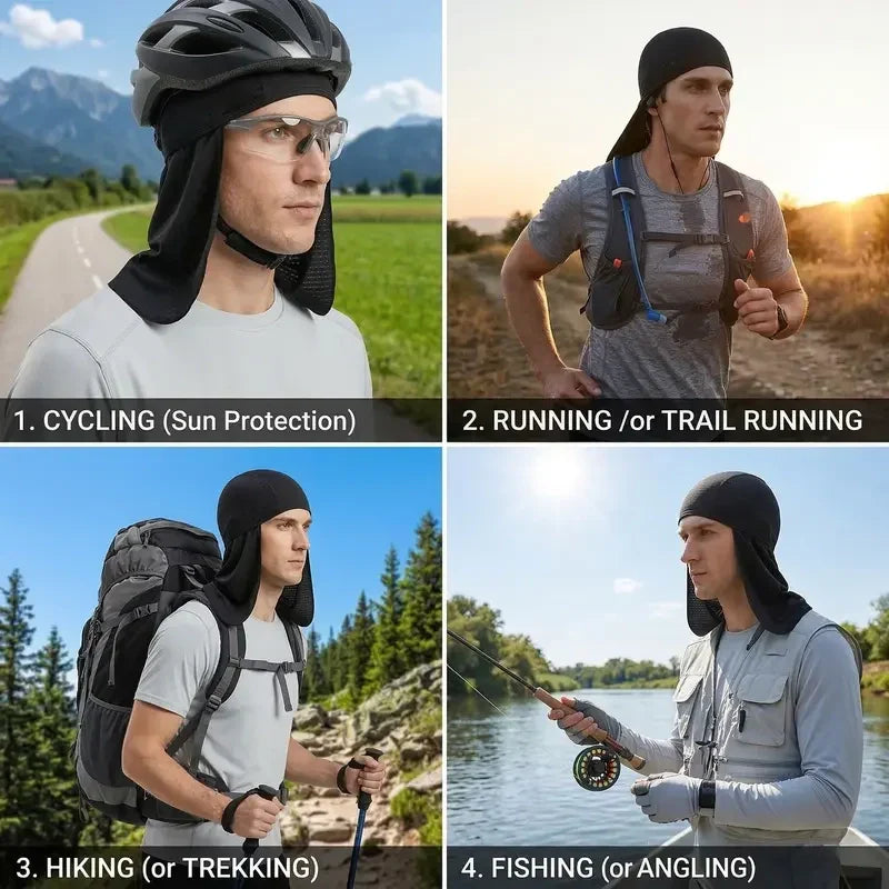 Distinctive 3-pack Cooling Skull Cap Elastic Hard