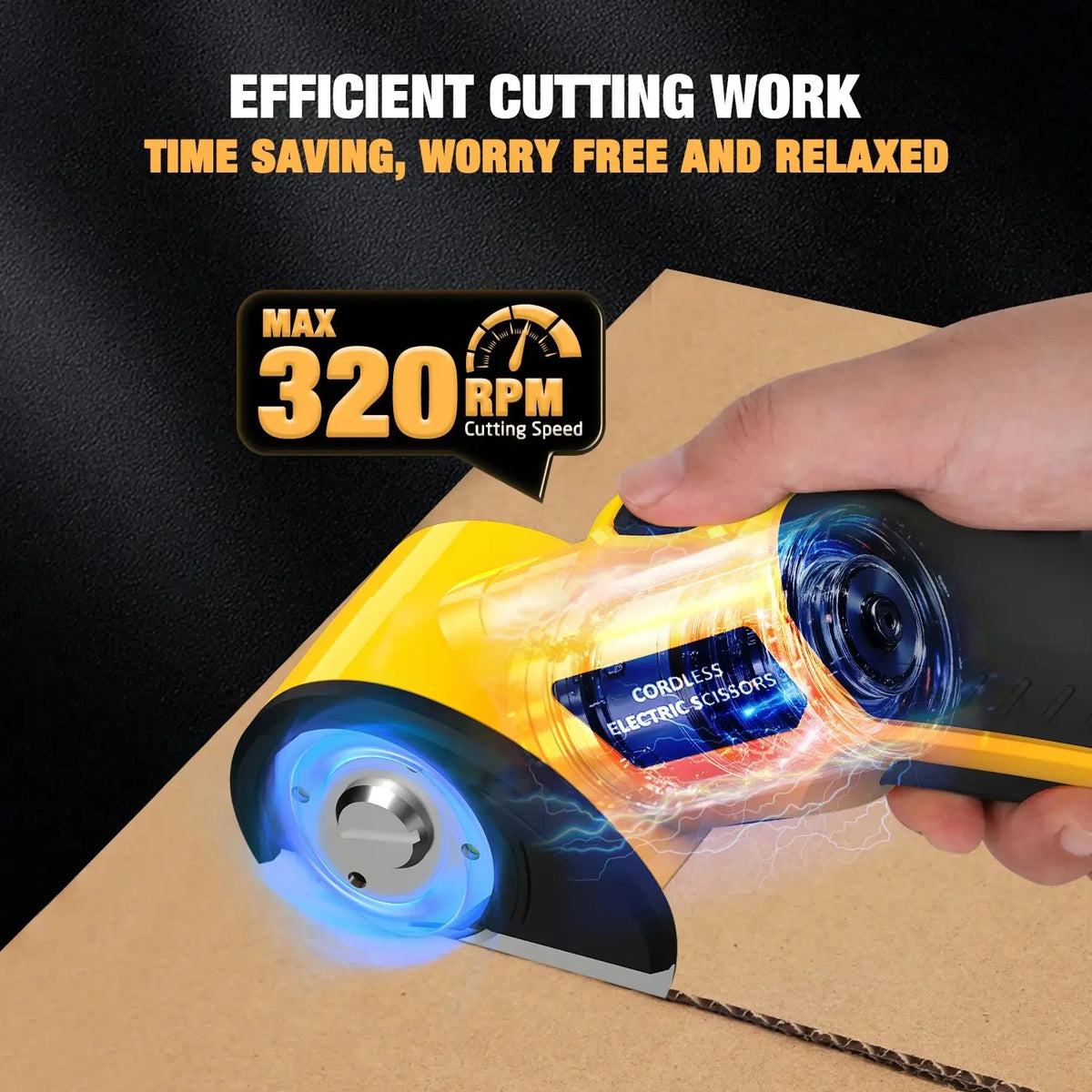 Decorative Cordless Electric Scissors 4V – Rechargeable Heavy Duty