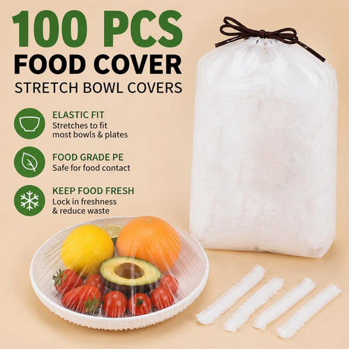 Reusable Elastic Bowl Covers for Everyday Food Storage