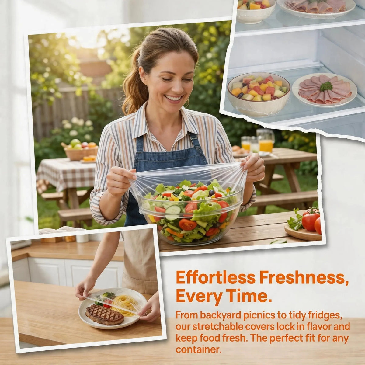 Reusable Elastic Bowl Covers for Everyday Food Storage