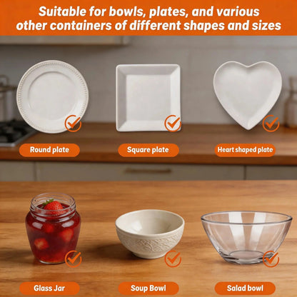 Reusable Elastic Bowl Covers for Everyday Food Storage