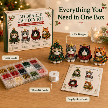Hands-On Create Your Own 3D Beaded Cats – Beginner-Friendly DIY