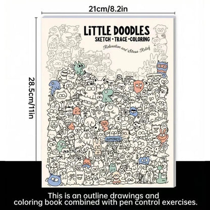 Distinctive Creative Doodle Art Coloring Book for Everyday Wear