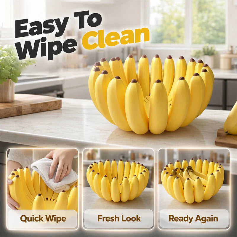 Purpose-Built Creative Banana Shape Fruit Bowl for Everyday Use