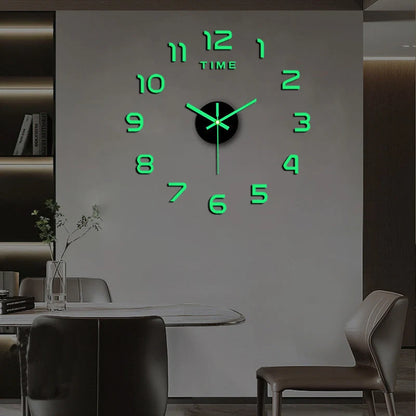 Purpose-Built DIY 3D Acrylic Digital Wall Clock for Everyday Use