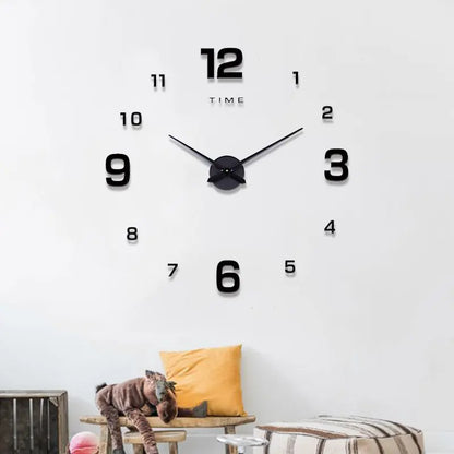Purpose-Built DIY 3D Acrylic Digital Wall Clock for Everyday Use
