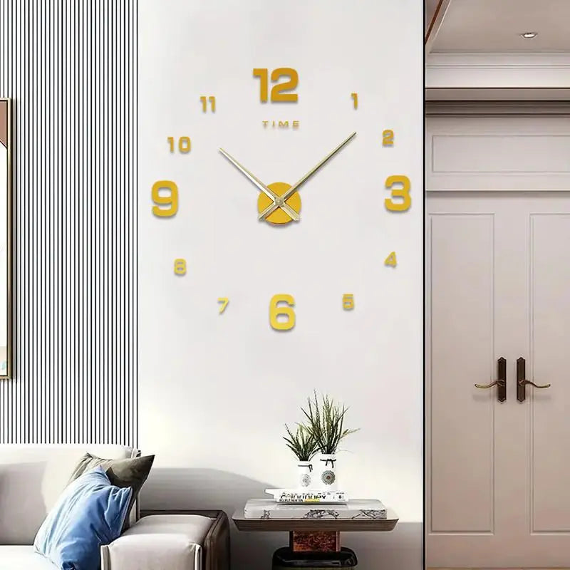 Purpose-Built DIY 3D Acrylic Digital Wall Clock for Everyday Use