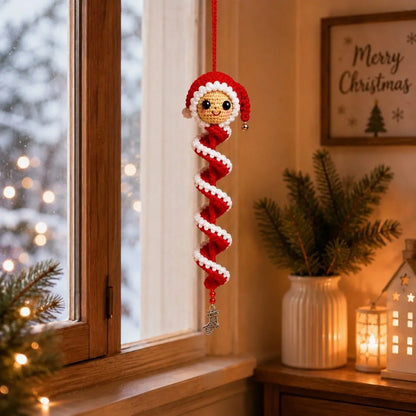 Hands-On Crochet Snowman Spiral Oranment DIY Kit for Creative Play