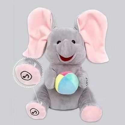 Purpose-Built Cute Hide And Seek Elephant Plush Doll for Everyday Use