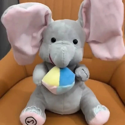 Purpose-Built Cute Hide And Seek Elephant Plush Doll for Everyday Use