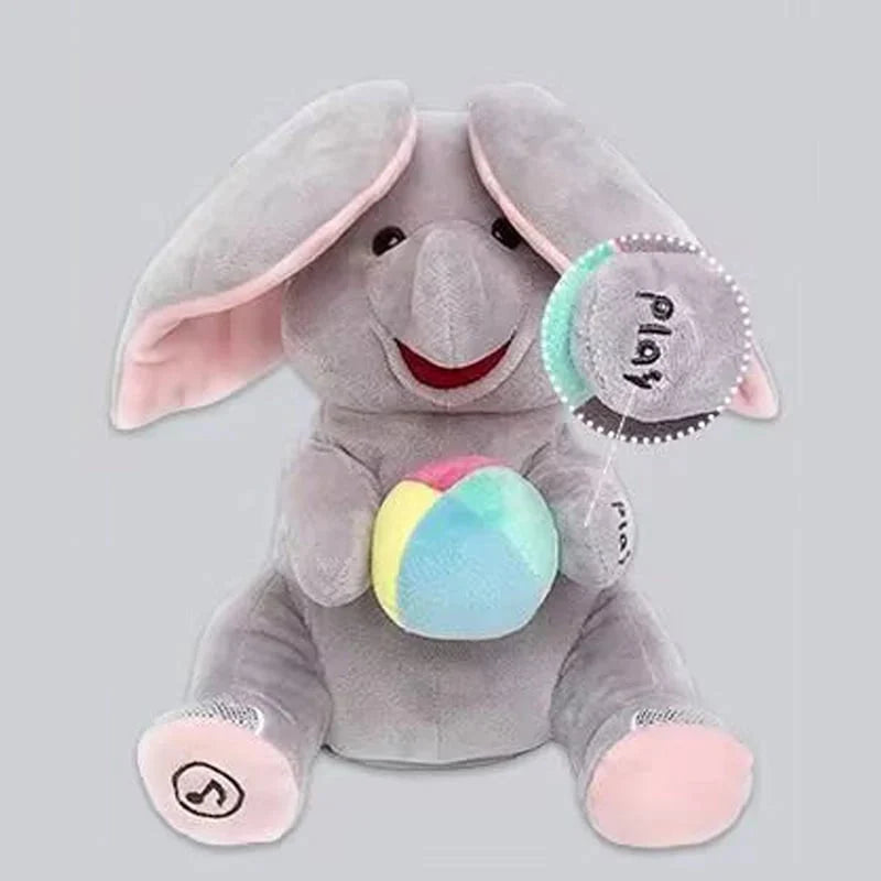 Purpose-Built Cute Hide And Seek Elephant Plush Doll for Everyday Use
