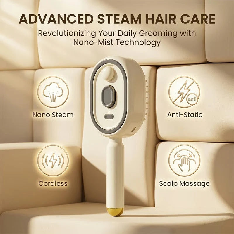 Electric Nano-Mist Air-Cushion Scalp Massage Hairbrush