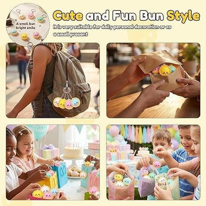 Purpose-Built Cute Dumpling Pressable Fidget Keychain – Adorable