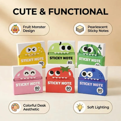 Transparent Pull-Out Sticky Notes, 12 Boxes with 960 Sheets Total