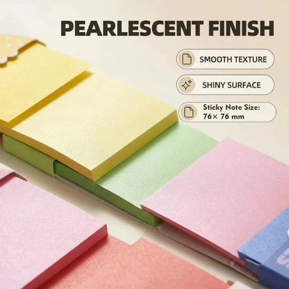 Transparent Pull-Out Sticky Notes, 12 Boxes with 960 Sheets Total