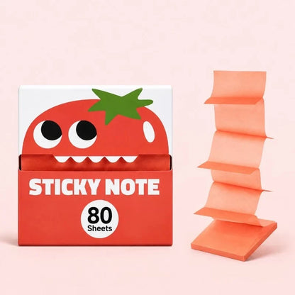 Transparent Pull-Out Sticky Notes, 12 Boxes with 960 Sheets Total