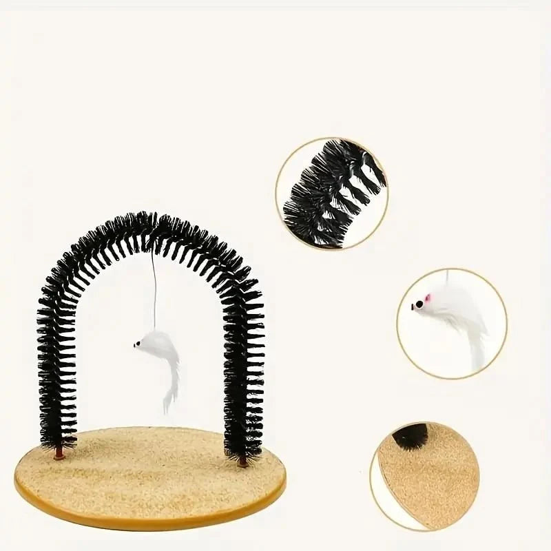 Hands-On Cat Arch Self-Cleaning Cat Massage Toy for Creative Play