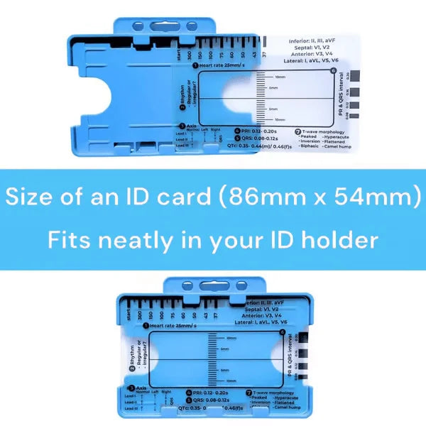 Purpose-Built ECG 7 Step Ruler for Everyday Use
