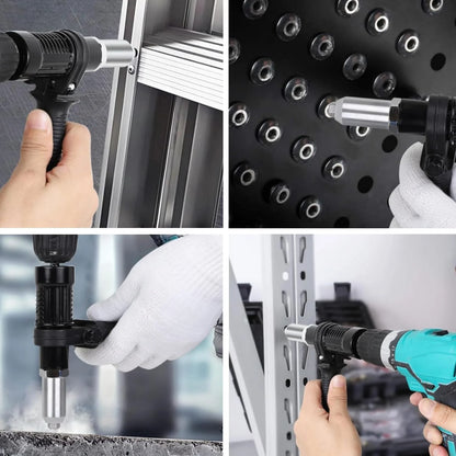 Hands-On Professional Electric Rivet Gun Adapter Kit for Creative Play
