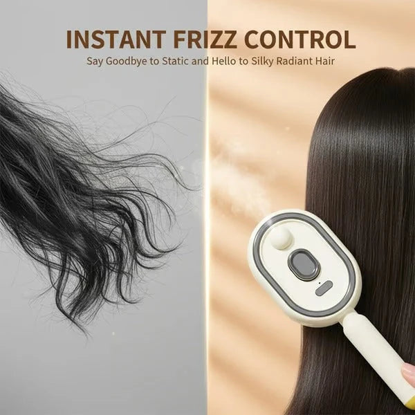 Convenient Electric Spray Air Cushion Massage Comb for Everyday Setup