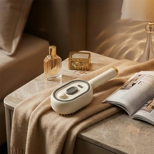 Convenient Electric Spray Air Cushion Massage Comb for Everyday Setup