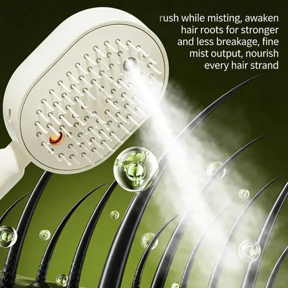 Convenient Electric Spray Air Cushion Massage Comb for Everyday Setup