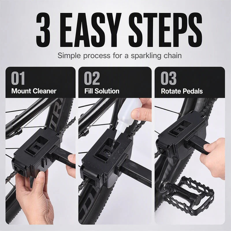 Chain-Washing Tool for Thorough Drivetrain Cleaning