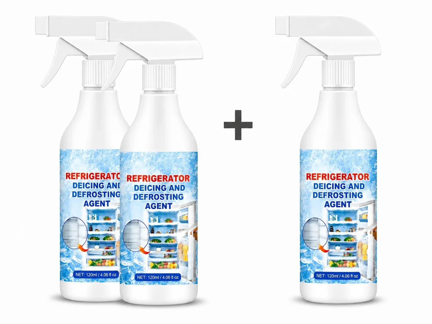 Purpose-Built Defrosting Spray for Fridge zer for Everyday Use