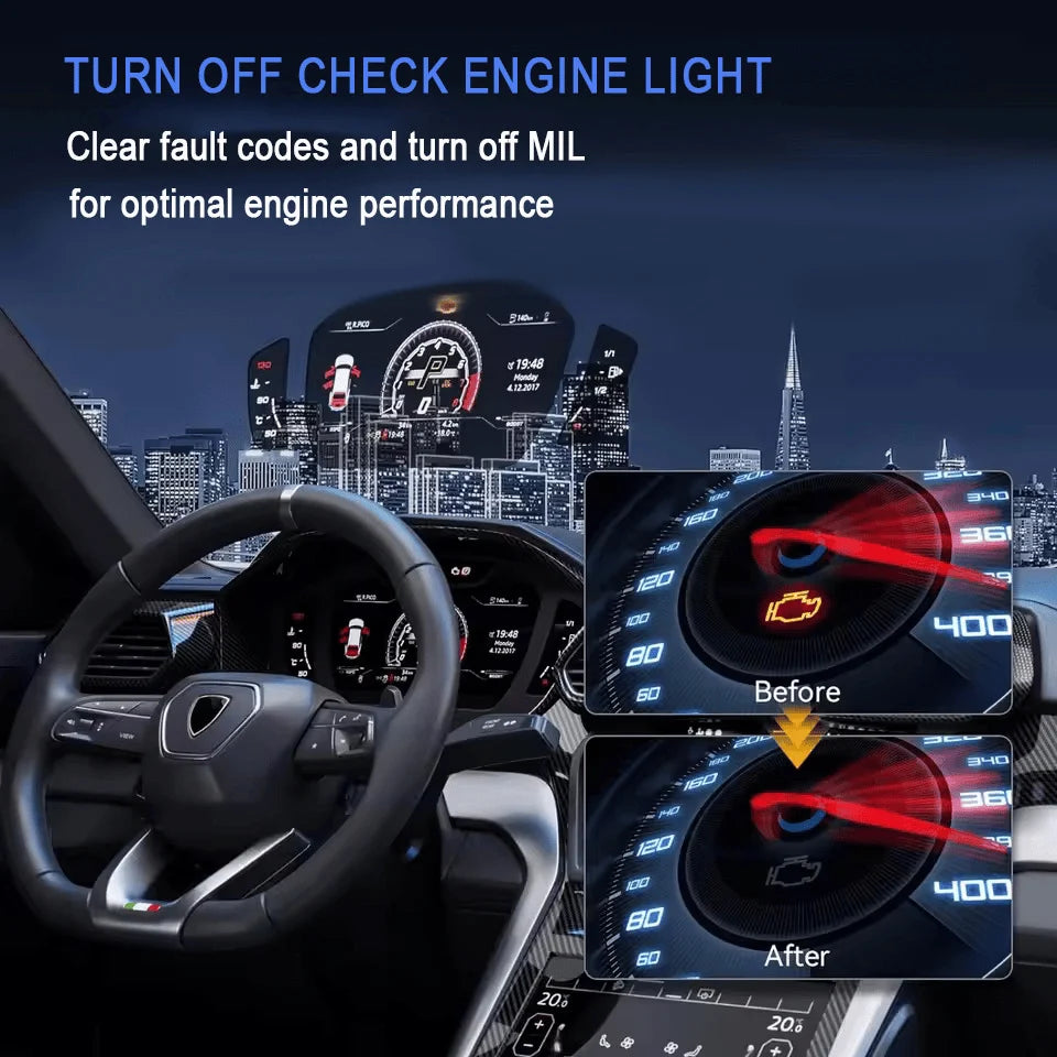 Workshop-Ready OBD2 Advanced Diagnostic Tool Professional Engine Code