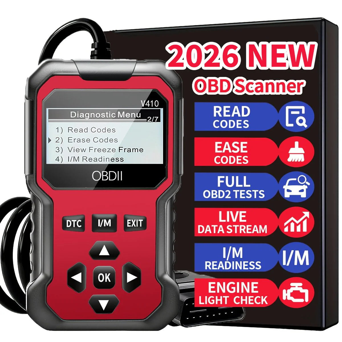 Workshop-Ready OBD2 Advanced Diagnostic Tool Professional Engine Code