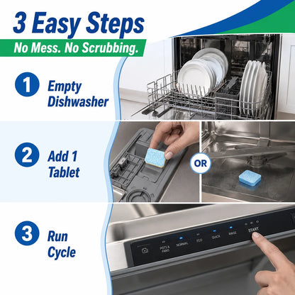 Easy-Care Dishwasher Cleaner Tablets – Deep Clean Made