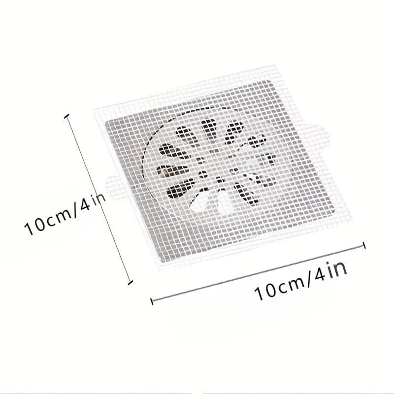 Task-Ready Disposable Drain Hair Catcher Mesh Stickers for Home Upkeep
