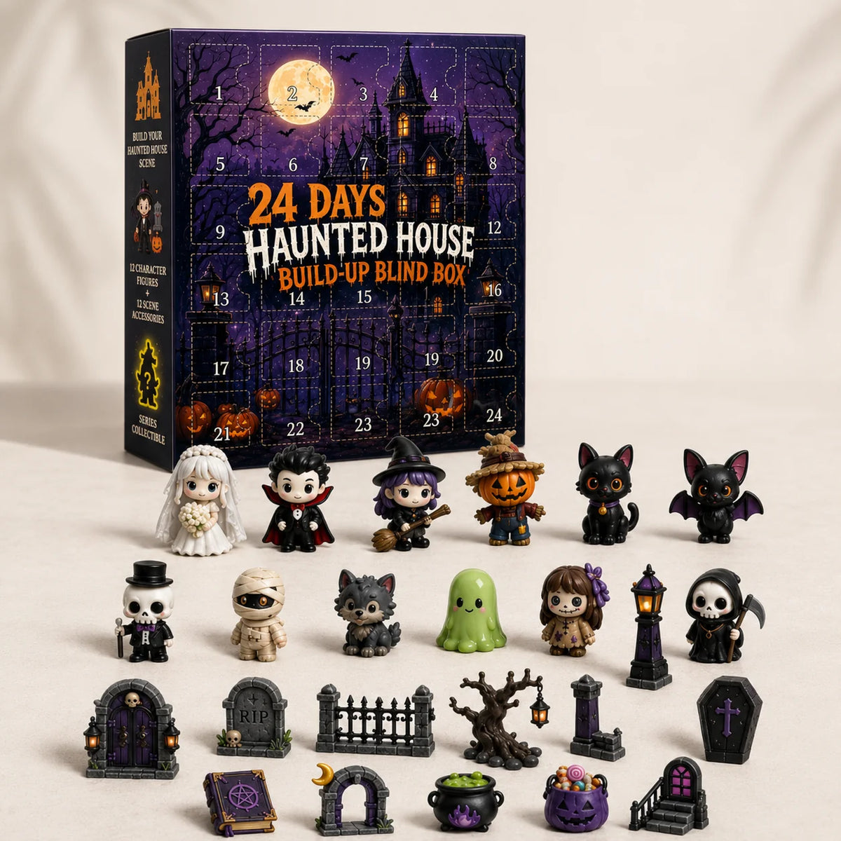 Build-Your-Own Spooky Haunted House DIY Halloween Decoration Kit