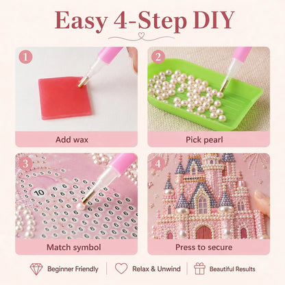Purpose-Built Create Stunning Pearl Art Easily – Relaxing DIY Gem