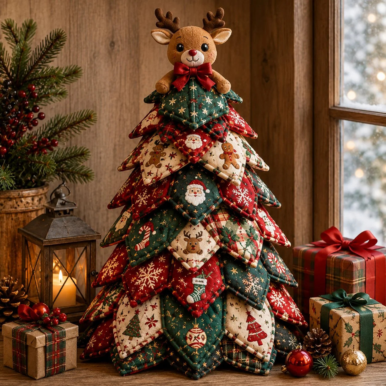 Hands-On DIY Quilted Tree Kit for Creative Play
