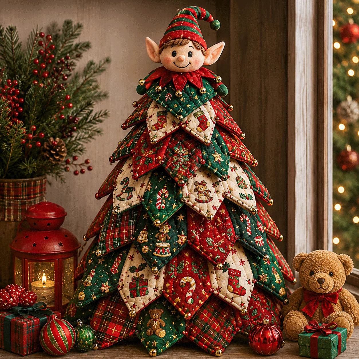 Hands-On DIY Quilted Tree Kit for Creative Play