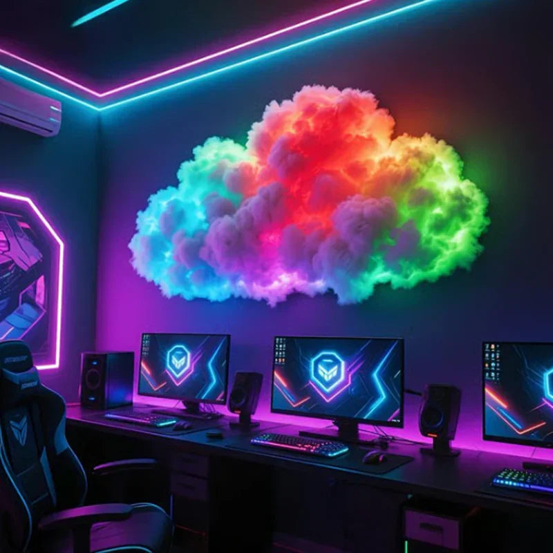 Decorative DIY USB-Powered Thundercloud LED Light