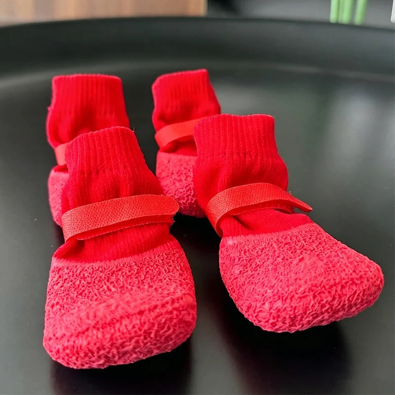 Pet-Friendly Waterproof Non-Slip Dog Boot Socks for Daily Pet Care