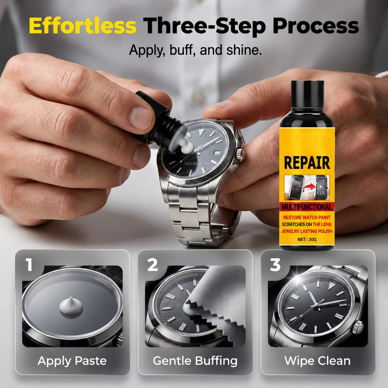 Vehicle-Ready Multifunctional Scratch Repair Polish – Works on All
