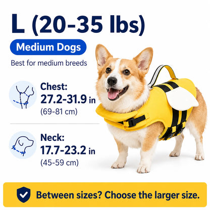 Pet-Friendly Summer Dog Life Vest for Swimming &