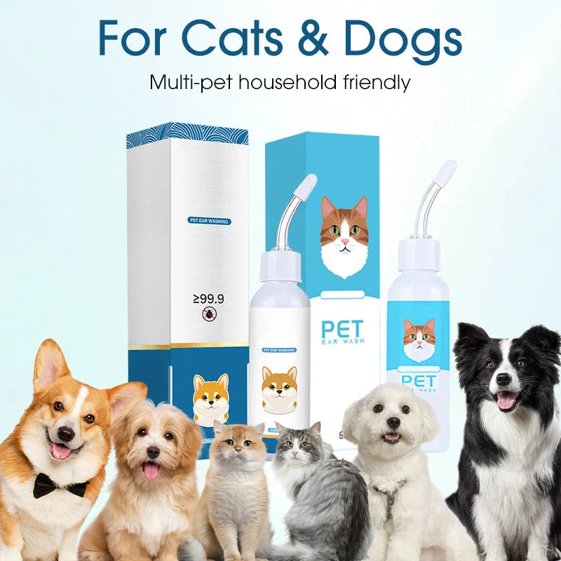 Easy-Care Ear cleaner – Relieves itching in dogs &