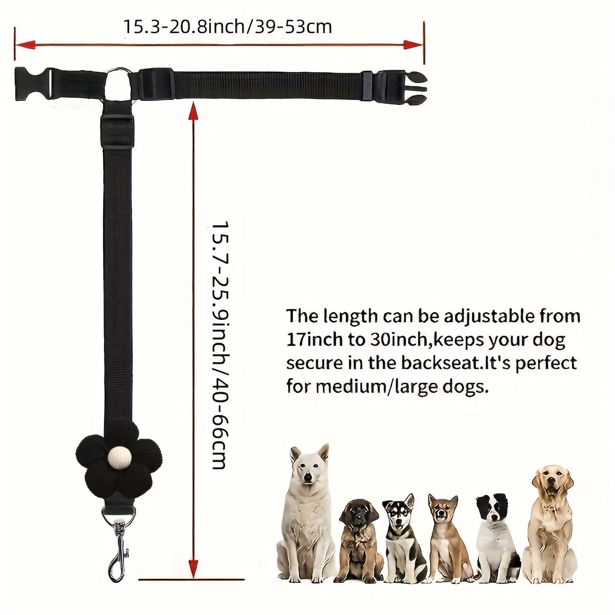 Pet-Friendly Dog Travel Safety Belts for Daily Pet Care