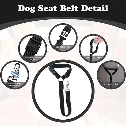 Pet-Friendly Dog Travel Safety Belts for Daily Pet Care