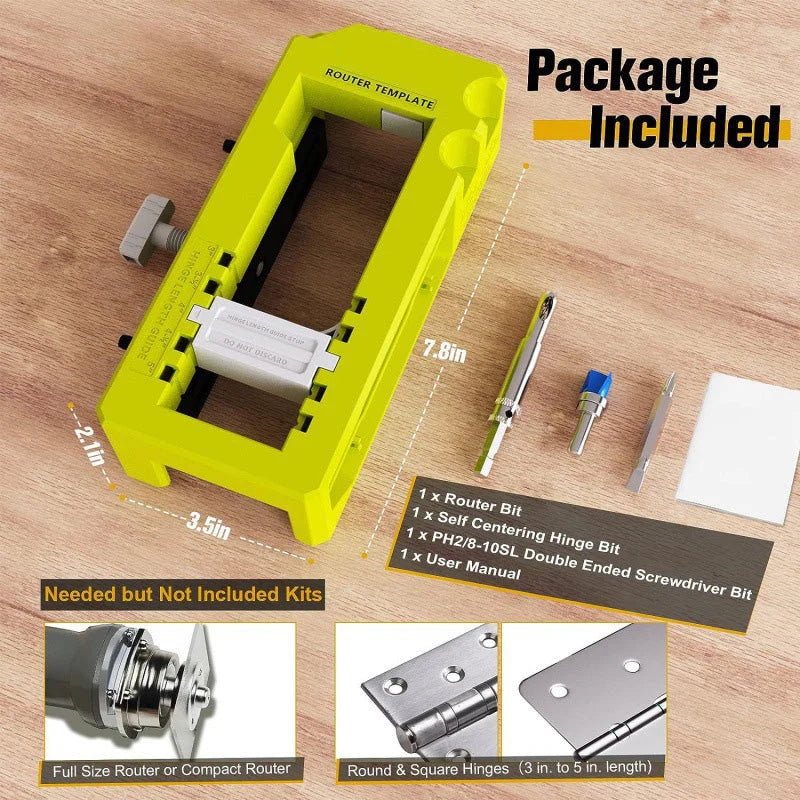 Hands-On Door Hinge Jig Kit for Creative Play