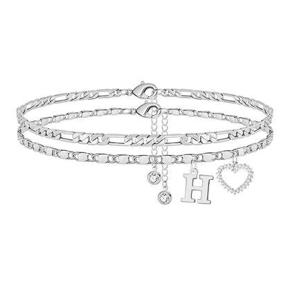 Purpose-Built 14k-Gold Plated-Double-Layer 26-Letter-Tone Chain