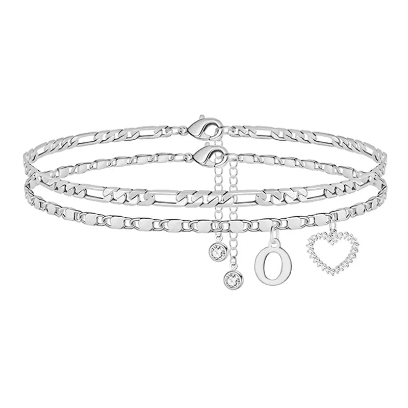 Purpose-Built 14k-Gold Plated-Double-Layer 26-Letter-Tone Chain
