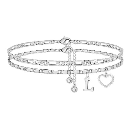 Purpose-Built 14k-Gold Plated-Double-Layer 26-Letter-Tone Chain